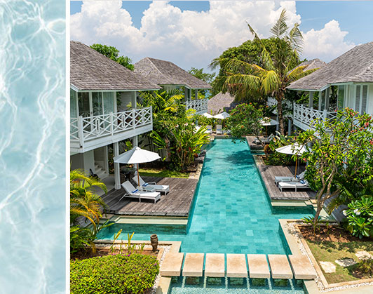 Swimming Pool | White Horse Resort: Luxury Villa Bali | Nusa Lembongan Resort